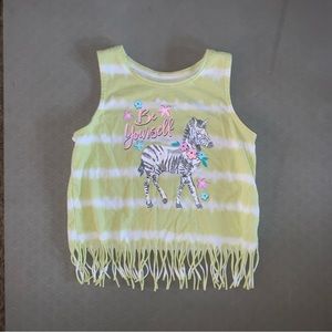 365Kids FRINGE SUMMER GREEN TANK TOP SHIRT